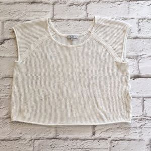 Rails white mesh top XS